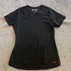 Greys anatomy black scrub top